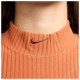 Nike Γυναικεία αμάνικη μπλούζα Sportswear Chill Knit Tight Mock-Neck Ribbed Cropped Tank Top